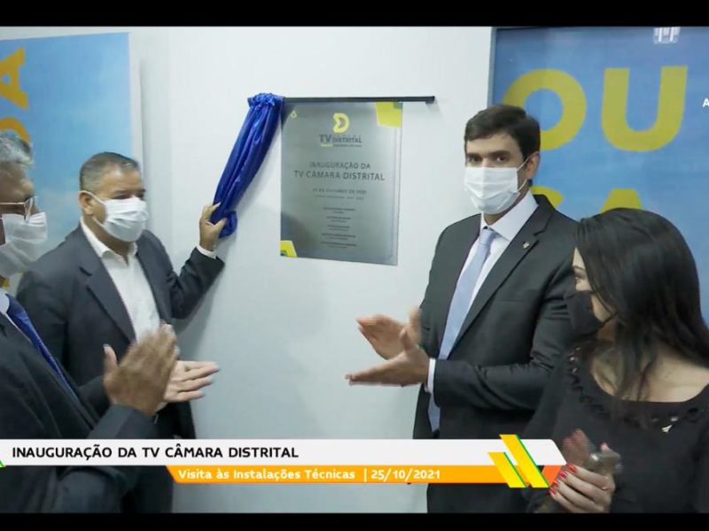 CLDF inaugura a TV Câmara Distrital, primeiro canal público aberto de Brasília